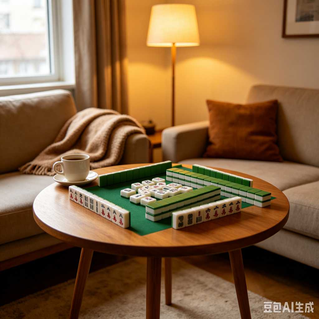 real wood mahjong set